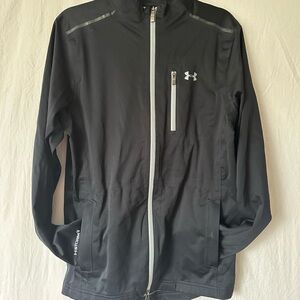 Under Armour Black Performance Jacket Lightweight Athletic Design
